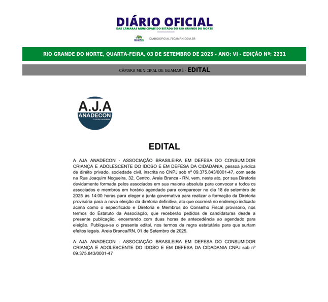 EDITAL (documento em anexo)